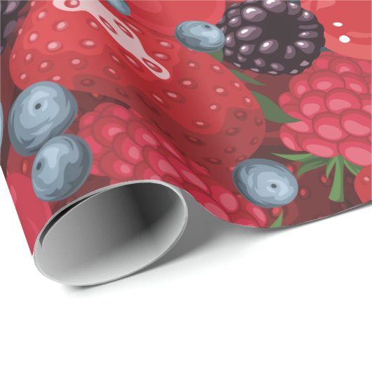 Berries Geschenkpapier (Rolleneckpunkt)