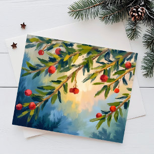 Berries & Greenery Frohe Weihnachten