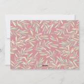 Berries Greenery Weihnachts-Foto Feiertagskarte (Rückseite)