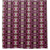 Berries Ikat 16 Duschvorhang (Vorderseite)