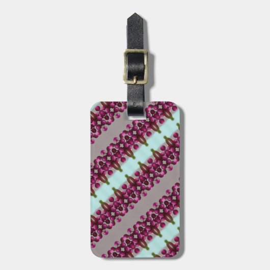 Berries Ikat 2 Gepäckanhänger (Vorderseite vertikal)