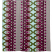 Berries Ikat 3 Duschvorhang (Vorderseite)