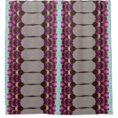 Berries Ikat 5 Duschvorhang (Vorderseite)