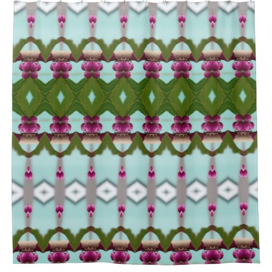 Berries Ikat 6 Duschvorhang (Vorderseite)