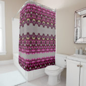 Berries Ikat 9 Duschvorhang (Beispiel)