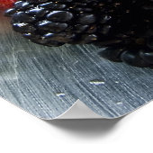 Berries in Colander 03 Poster (Ecke)