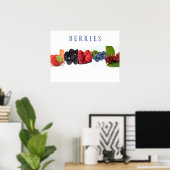 Berries Kitchen Art Poster (Heimbüro)