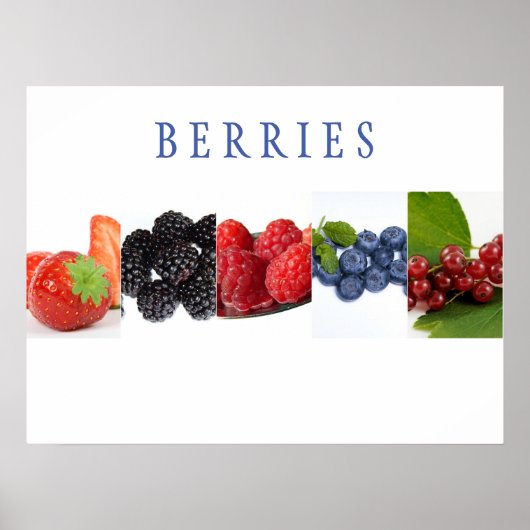Berries Kitchen Art Poster (Vorne)
