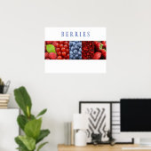 Berries Kitchen Art Poster (Heimbüro)