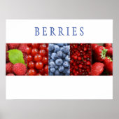 Berries Kitchen Art Poster (Vorne)