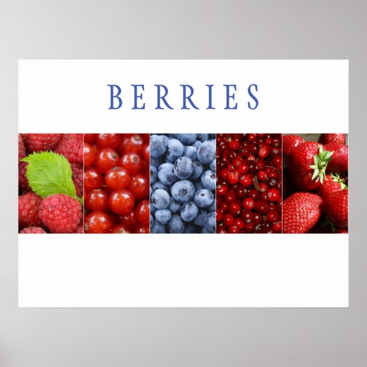 Berries Kitchen Art Poster (Vorne)