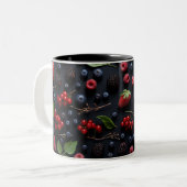 Berries Knolling Zweifarbige Tasse (Vorderseite Links)
