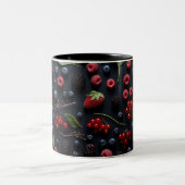 Berries Knolling Zweifarbige Tasse (Mittel)