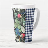 Berries Medley on Country Gingham Milchtasse (Rechte Ecke)
