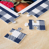 Berries Medley on Country Gingham Puzzle (Seite)