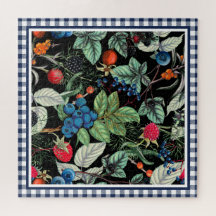 Berries Medley on Country Gingham
