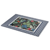 Berries Medley on Country Gingham Schneidebrett (Ecke)