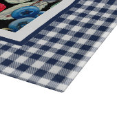 Berries Medley on Country Gingham Schneidebrett (Ecke)