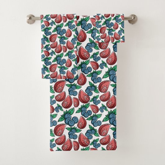 Berries Mustertuchhandtuch-Set Badhandtuch Set (Insitu)