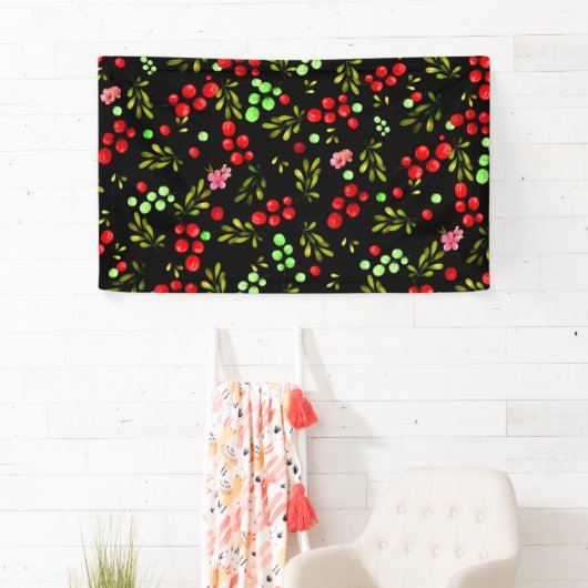Berries Pattern Banner (Insitu)