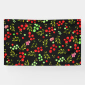 Berries Pattern Banner (Horizontal)
