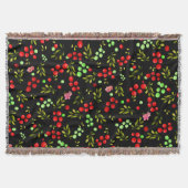 Berries Pattern Decke (Vorderseite)