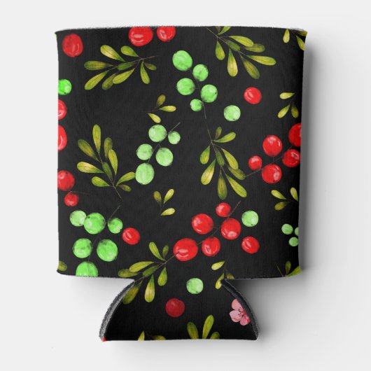 Berries Pattern Dosenkühler (Vorderseite)