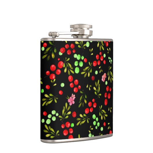 Berries Pattern Flachmann (Rechts)