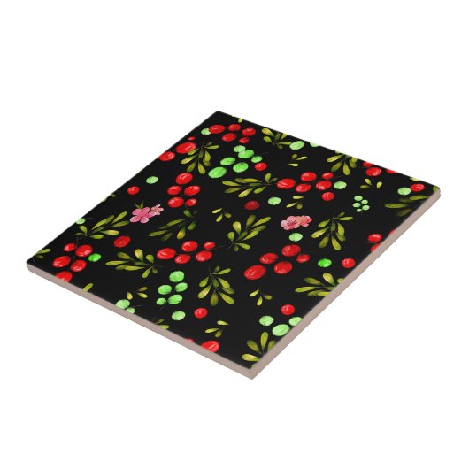 Berries Pattern Fliese (Seite)