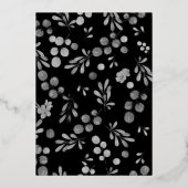 Berries Pattern Folieneinladung (Rückseite)