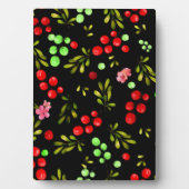 Berries Pattern Fotoplatte (Vorderseite)