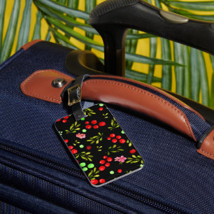 Berries Pattern Gepäckanhänger