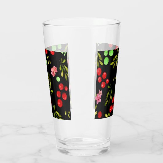 Berries Pattern Glas (Rechts)