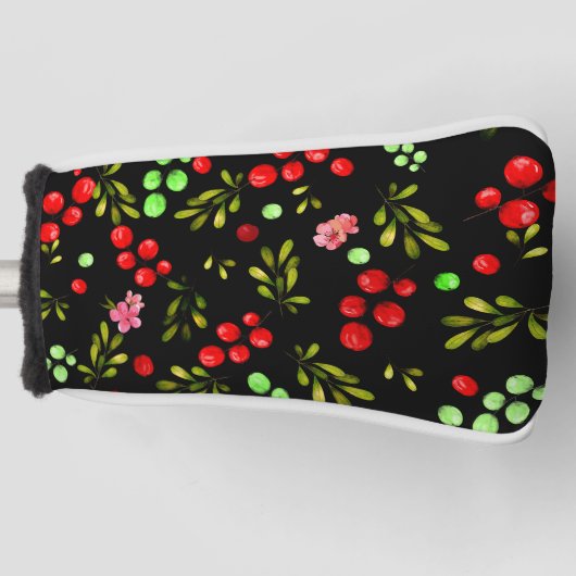 Berries Pattern Golf Headcover (Vorderseite)