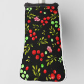 Berries Pattern Golf Headcover (Rotieren 90)