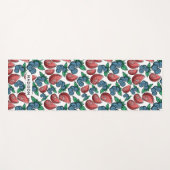 Berries Pattern individuelle Name Yogmatte Yogamatte (Vorderseite (Horizontal))
