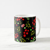 Berries Pattern Kaffeetasse (VorderseiteRechts)