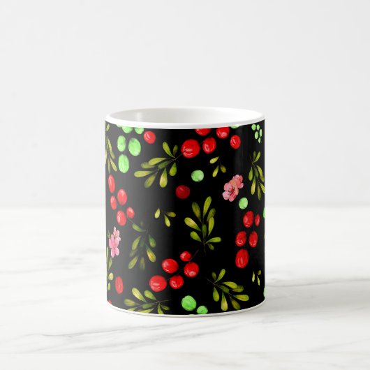Berries Pattern Kaffeetasse (Mittel)