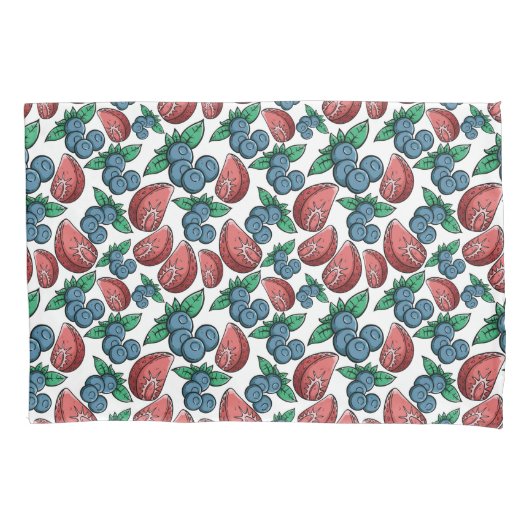 Berries Pattern Kissenbezug (Vorderseite)