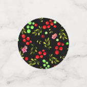 Berries Pattern Konfetti (Klein Vorderseite)