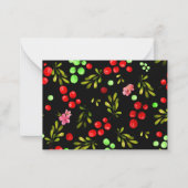 Berries Pattern Mitteilungskarte (Vorderseite)