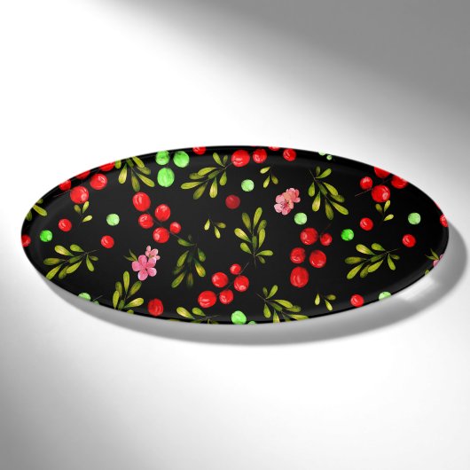 Berries Pattern Namenschild (Vorderseite)