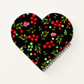 Berries Pattern Notizblock (Rückseite)