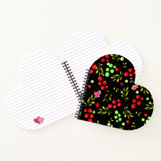 Berries Pattern Notizblock (Innenseite)