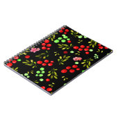 Berries Pattern Notizblock (Linke Seite)