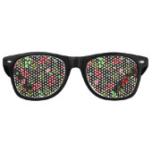 Berries Pattern Partybrille (Vorderseite)