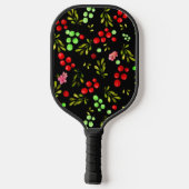 Berries Pattern Pickleball Schläger (Rückseite)