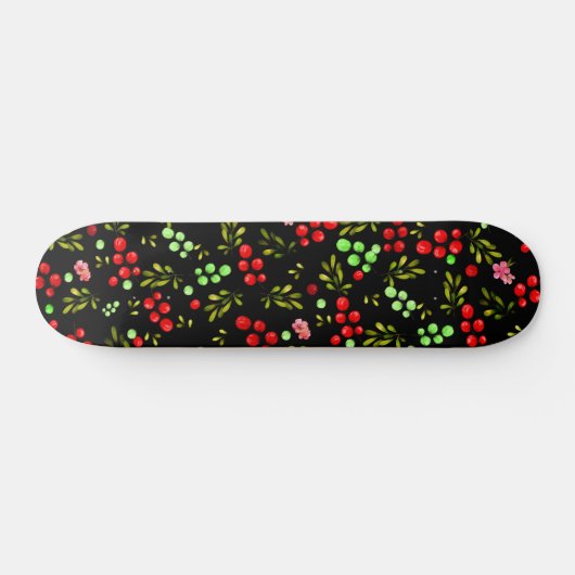 Berries Pattern Skateboard (Horizontal)