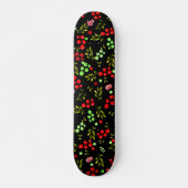 Berries Pattern Skateboard (Vorne)