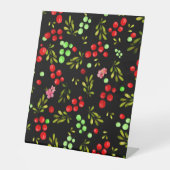 Berries Pattern Sockelschild (Vorderseite)